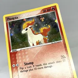 HP Ponyta 76/112 FireRed & LeafGreen Energy Holo Card Pokemon TCG Scratches - Image 5