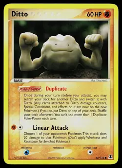 Pokemon Card - Ditto Geodude Delta Species 62/113 Common - Image 1