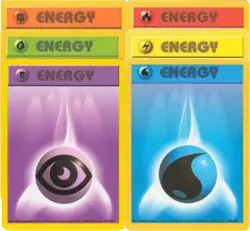 Energy Cards Full Set x 6 - Base Set 1999 Pokemon TCG WOTC - Image 1