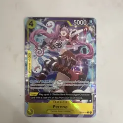 One Piece Perona Character Card OP14-111 Thriller Bark Pirates Holo 5000 Power - Image 1