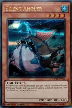 DUSA-EN002 SILENT ANGLER ULTRA RARE 1ST EDITION YuGiOh CARD - Image 1