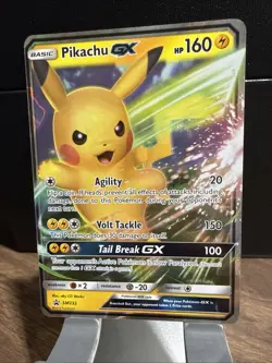 Pokemon Pikachu GX SM232 Black Star Promo Holo Card 2019 Sun & Moon - Image 1