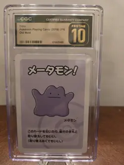 CGC 10 Pristine Ditto Old Maid 2019 Japanese Pokemon Card - Image 1