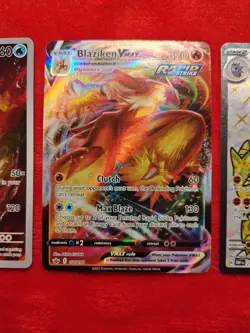 Pokemon Card Lot – Tyranitar ex Full Art, Blaziken VMAX, Holos – NM - Image 4