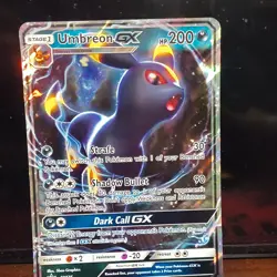 Pokemon Umbreon GX SM36 Full Art Promo Holo Pokemon TCG jumbo card - Image 1