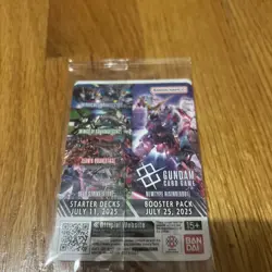 EXB Gundam Card Game EX Base Gundam Base World Tour Promo EXBP-003 Eng Sealed - Image 3