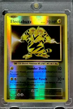 Electabuzz RARE REVERSE HOLO REFRACTOR FOIL POKEMON CARD TCG TRADING CARD GAME - Image 1