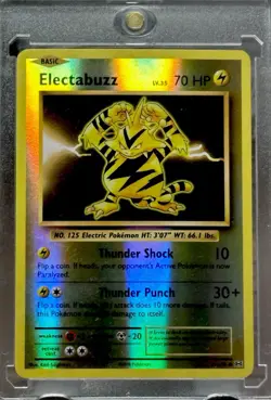 Electabuzz RARE REVERSE HOLO REFRACTOR FOIL POKEMON CARD TCG TRADING CARD GAME - Image 3
