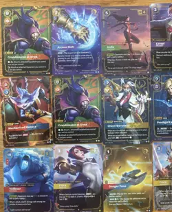 Riftbound card Lot. All Cards Pictured alt art,spells, foils etc.71 cards + bulk - Image 2