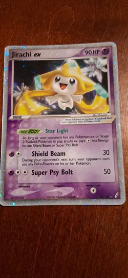 Jirachi ex 94/100 Crystal Guardians Holo- Rare pokemon card - Image 1