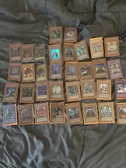 Yugioh Card Lot Vintage 100+ Holo, Limited & First Edition Cards In Tins - Image 1