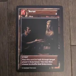 VINTAGE HIGHLANDER SWORDMASTER SCRYE PROMO CARD CCG TCG - Image 1