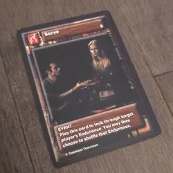 VINTAGE HIGHLANDER SWORDMASTER SCRYE PROMO CARD CCG TCG - Image 2