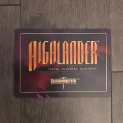 VINTAGE HIGHLANDER SWORDMASTER SCRYE PROMO CARD CCG TCG - Image 4