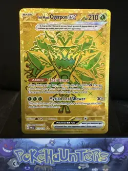 Pokemon Card Teal Mask Ogerpon EX 177/131 Prismatic Evolutions Hyper Rare NM - Image 1
