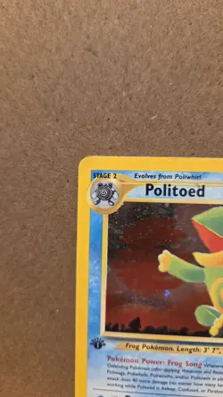 Politoed Neo Discovery 8/75 1st Edition Rare Holo HP/DMG - ungraded Pokemon Card - Image 3
