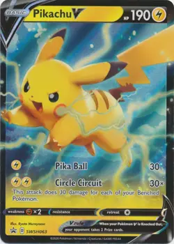 UR-01 Holo Pikachu V SWSH063 Promo SWSH: Sword & Shield Promo Cards - Image 1