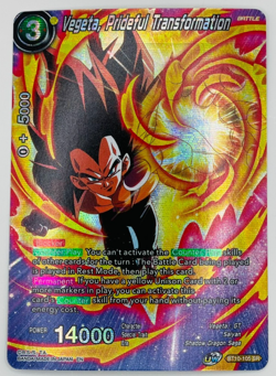 Vegeta, Prideful Transformation BT10-105 Foil Dragon Ball Super Card Game NM - Image 1