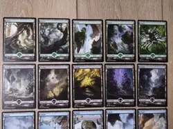 MTG Battle For Zendikar Full Art Land Set (1 of each 25) Complete Set Basic BFZ - Image 2