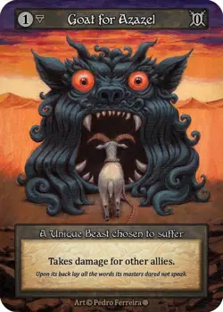 Sorcery: Contested Realm Goat for Azazel Unique Regular NM (GT) - Image 1