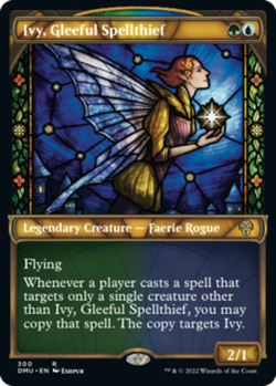 x1 Ivy, Gleeful Spellthief - Foil - Showcase R MTG Dominaria United M/NM, Englis - Image 1