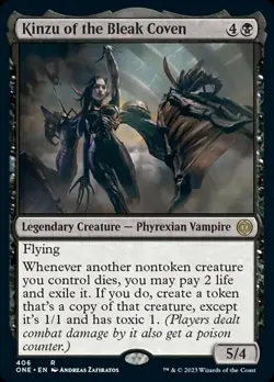 Kinzu of the Bleak Coven - Phyrexia: All Will Be One #406 MTG Magic The Gatherin - Image 1