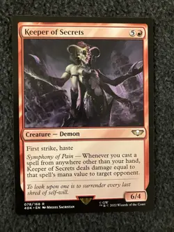 Magic MTG - Keeper of Secrets - Universes Beyond: Warhammer 40000 - Image 1