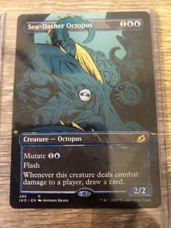 MTG 1x NM Sea-Dasher Octopus Ikoria Lair of Behemoths 286 Extended Art Reg Rare - Image 1