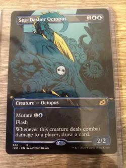MTG 1x NM Sea-Dasher Octopus Ikoria Lair of Behemoths 286 Extended Art Reg Rare - Image 2