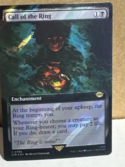 MTG Call of the Ring 766 Rare Surge Foil Extended Art The Lord of the Rings LC1 - Image 1