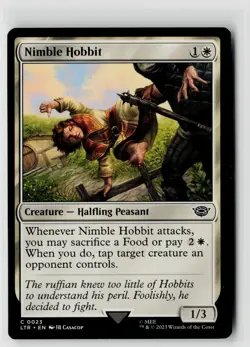 MTG Nimble Hobbit 023 Lord Of The Rings LOTR x4 NM Common - Image 1