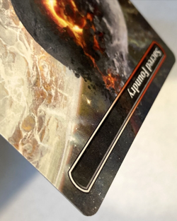 MTG Sacred Foundry *BORDERLESS* Unfinity 285 NM - Image 4