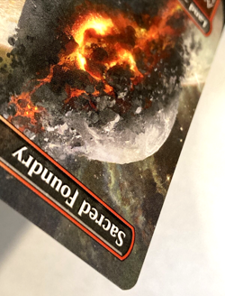 MTG Sacred Foundry *BORDERLESS* Unfinity 285 NM - Image 5