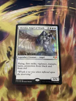 1x Akroma, Angel of Wrath - Foil Light Play MTG Magic - Kid Icarus - 002/015 2 - Image 1