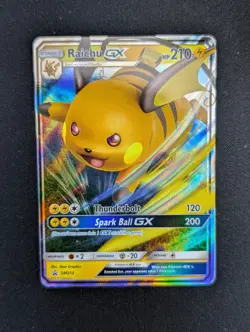 Pokemon TCG Raichu GX SM213 Black Star Promo - Image 1