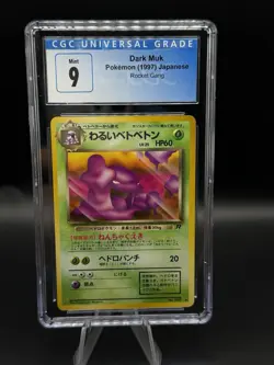 Dark Muk 089Pokemon TCG Japanese Rocket Gang Non Holo CGC 9 Mint - Image 1