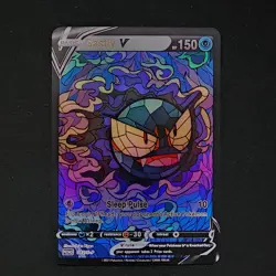 Pokemon Gastly Stain Glass Holo Read Description - Image 1