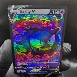 Pokemon Gastly Stain Glass Holo Read Description - Image 2