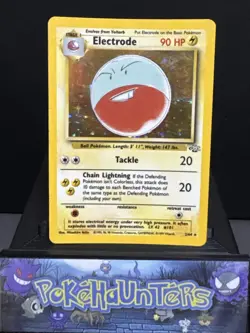 Pokemon Card Electrode 2/64 Holo Rare Jungle Set WOTC Played 5 - Image 1