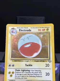 Pokemon Card Electrode 2/64 Holo Rare Jungle Set WOTC Played 5 - Image 3
