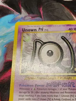 Unown [N] 50/75 Uncommon Neo Discovery Pokemon - Image 2