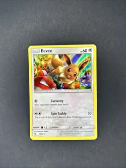 Pokemon Eevee 48/68 - Holo Rare - SM Hidden Fates TCG - Image 1