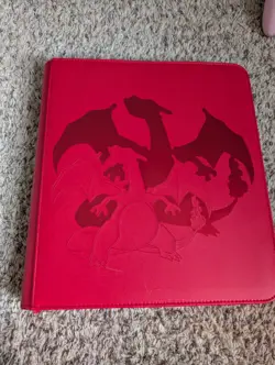 Pokemon Cards Plus Red Charizard Binder - Image 1
