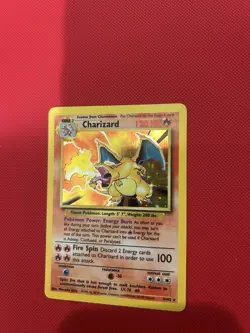 Pokemon TCG Charizard 4/102 Base Set Unlimited Holo Rare - Image 3