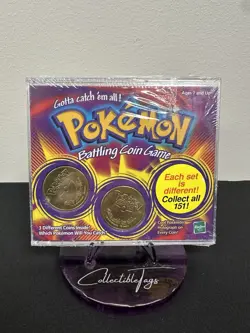 Vintage Pokemon Battling Coin Game Sealed - Image 1