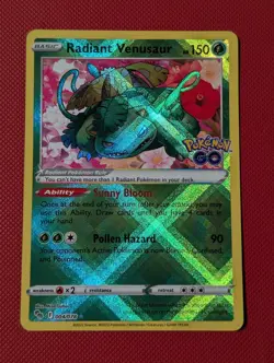 Pokemon TCG - Radiant Venusaur - 004/078 - Pokemon GO - Image 1
