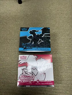 Pokemon Center Black Bolt and White Flare Elite Trainer Box ETB Bundle - Image 1