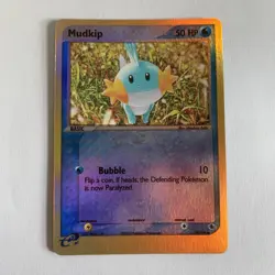 Pokemon TCG - Mudkip - Reverse Holo Card - EX Ruby & Sapphire 59/109 2003 NM - Image 1