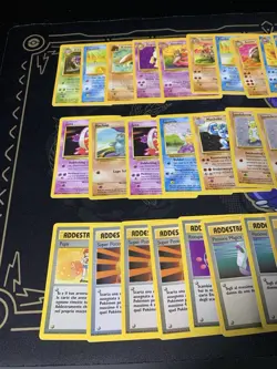 Pokemon 42 Portuguese Dutch Base Set Fossil Mixed Card Lot LP-HP - Image 2