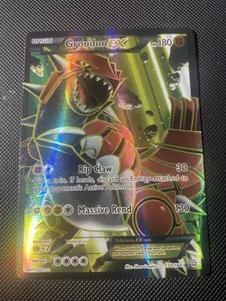 Groudon EX 150/160 - Primal Clash Pokemon Card - Lp-NM - Image 1